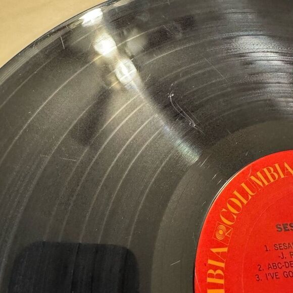 The Sesame Street Book & Record. Original Cast 1970 Vtg Vinyl Record CS 1069 - Picture 9 of 13